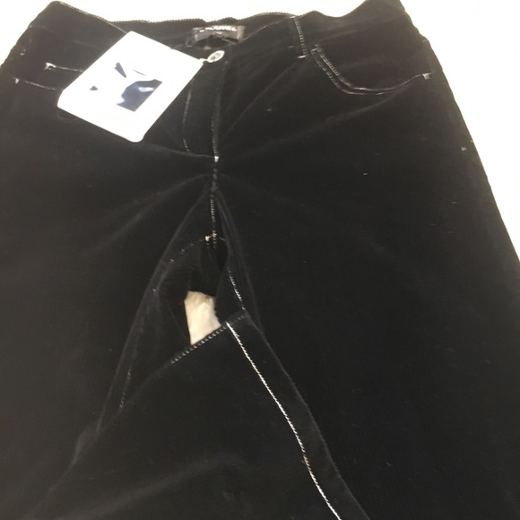 NWT Chanel Black Velvet Pants 16B tweed pockets 40 - Picture 3 of 8